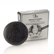 Gesichtsseife mit Schafmilch und Aktivkkohle